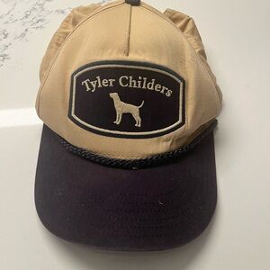Tan and Black Trucker Hat